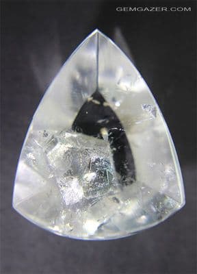 Quartz cabochon with Positive crystal inclusions, Brazil. 69.01 carats.