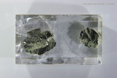 Quartz cabochon with Pyrite inclusions, Brazil. 34.30 carats.  (See Video).