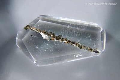 Quartz cabochon with Tourmaline inclusion, Brazil. 65.88 carats.