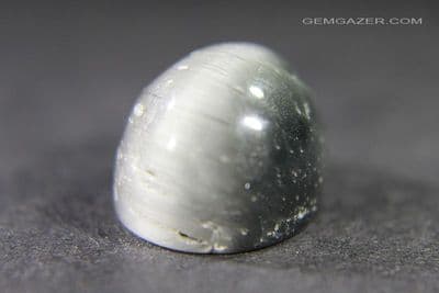 Quartz  cat's-eye cabochon, Brazil.  13.35 carats.