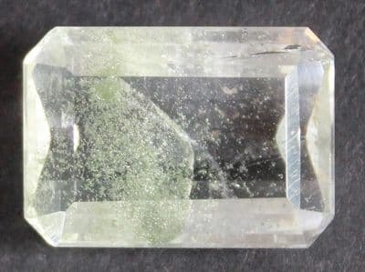 Quartz with Chlorite Phantom inclusion, faceted, Madagascar.  22.33 carats.
