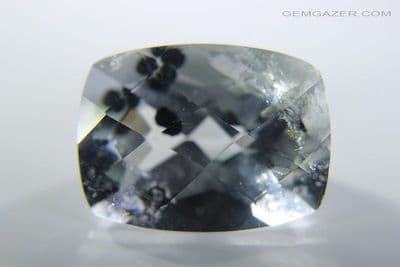 Quartz with Clinochlore inclusions, faceted, China.. 13.03 carats.