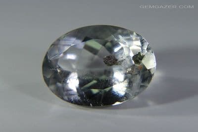Quartz with Clinochlorite inclusions, faceted, Brazil.  5.36 carats.
