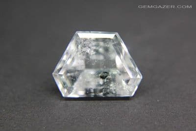 Quartz with Fuchsite Mica inclusion, faceted, Brazil. 11.15 carats.