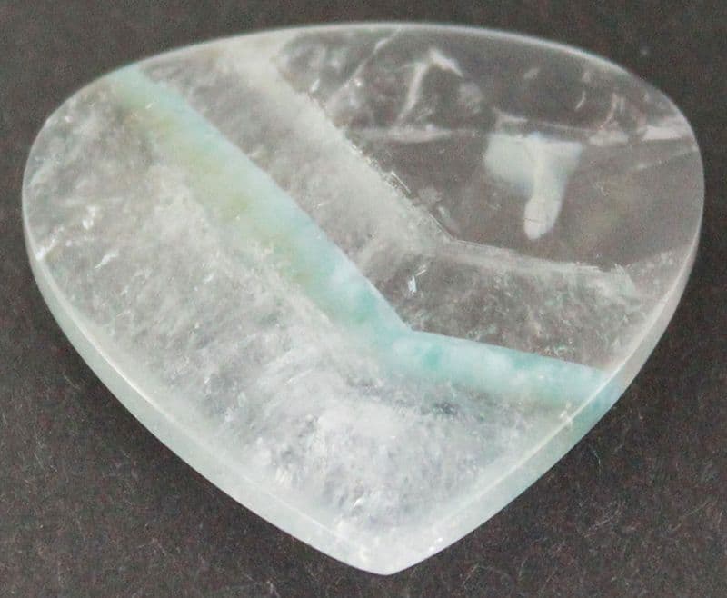 Quartz with Gilalite inclusions cabochon Brazil 30 66 carats