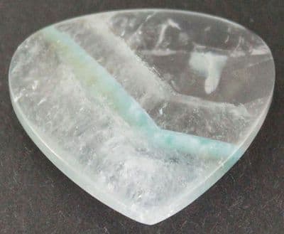 Quartz with Gilalite inclusions, cabochon, Brazil.   30.66 carats.