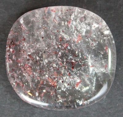 Quartz with Hematite inclusions, cabochon, Madagascar.  81.17 carats.