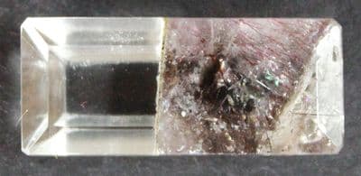 Quartz with Hematite inclusions, faceted, Brazil.  16.20 carats.