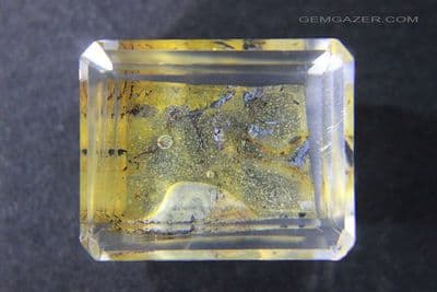 Quartz with Oxide inclusions, faceted, Brazil.  25.88 carats.