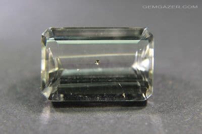 Quartz with Pyrite crystal inclusions, faceted, Madagascar. 5.65 carats.