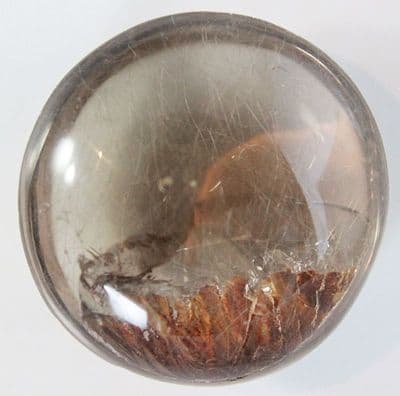 Quartz with Rutile inclusions, cabochon, Namibia.  184.71 carats.