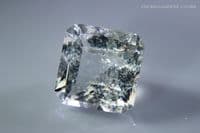 Quartz with yellow Apatite inclusions, faceted, Portugal. 8.55 carats.  ** SOLD **