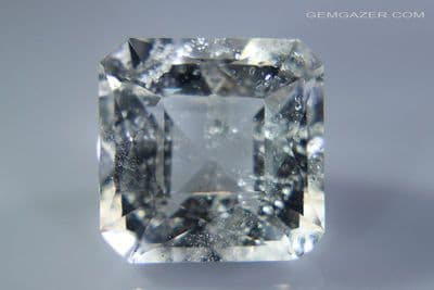 Quartz with yellow Apatite inclusions, faceted, Portugal. 8.55 carats.  ** SOLD **