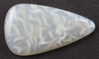 Rare Tube Agate cabochon, Brazil.   44.50 carats.