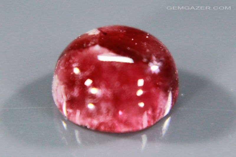Red Beryl Bixbite cabochon USA 0 76 carat