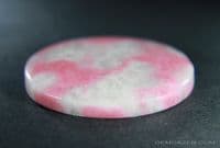 Rhodonite in Quartzite cabochon, China.  67.52 carats.