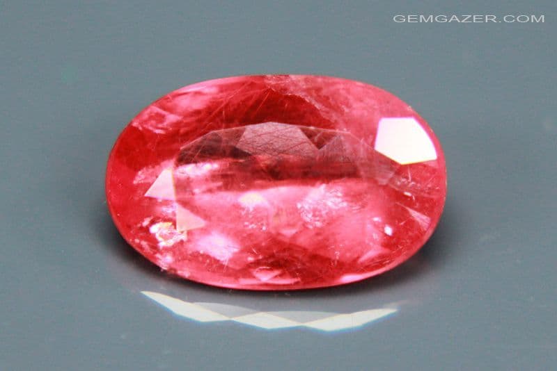 Rhodonite Red Faceted South Africa 2 34 Carats