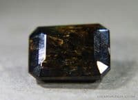 Rockbridgeite, faceted, Sweden.  6.66 carats.