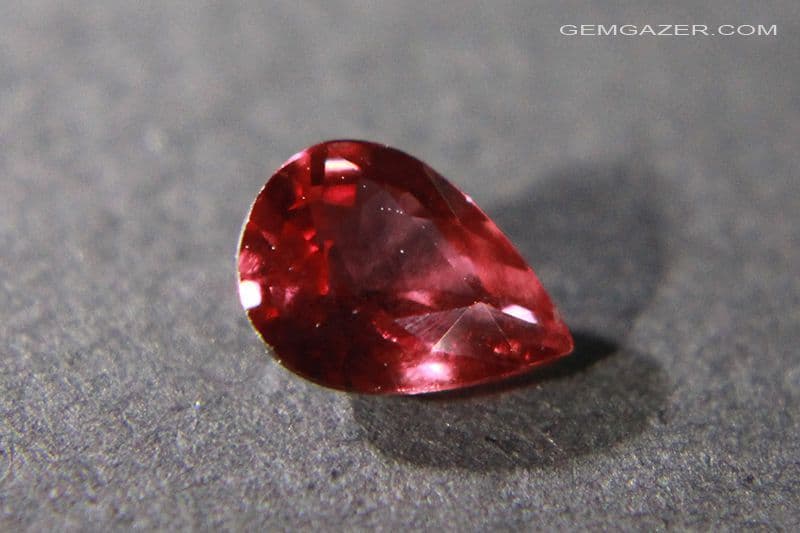 Ruby faceted Madagascar 0 74 carat