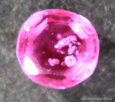 Ruby, faceted, Myanmar.  0.27 carat.