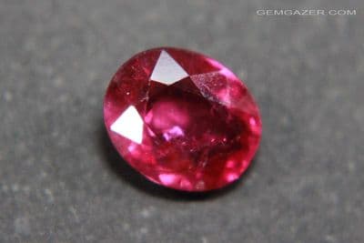 Ruby, Lead Glass Filled, faceted, Madagascar. 1.30 carats.
