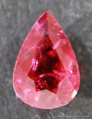 Ruby, lead-glass filled, Madagascar.  1.02 carats.