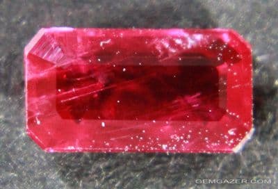 Ruby, lead-glass filled, Madagascar. 1.06 carats.