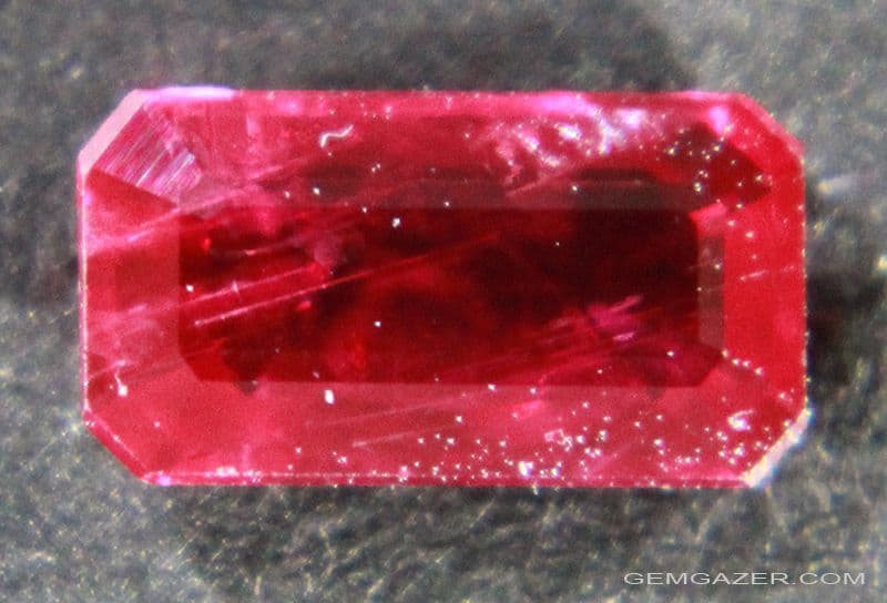 Led Filled Ruby Ruby lead-glass filled Madagascar 1 06 carats