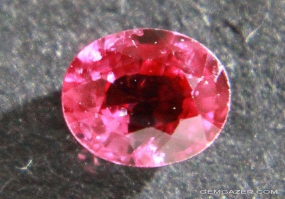 Ruby pinkish-red Madagascar 0 69 carat