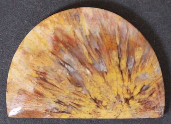 Sagenitic Agate cabochon, Mexico.   76.75 carats.