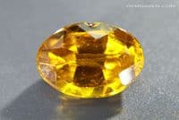 Sapphire doublet composite, faceted. 1.99 carats.