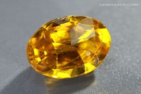 Sapphire doublet composite, faceted. 1.99 carats.