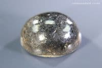 Sapphire in Matrix cabochon, Scotland UK. 19.54 carats.