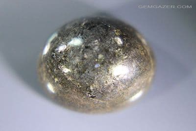 Sapphire in Matrix cabochon, Scotland UK. 19.54 carats.