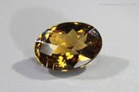 Sinhalite, yellow-brown faceted, Sri Lanka.  5.05 carats. ** Certificated **