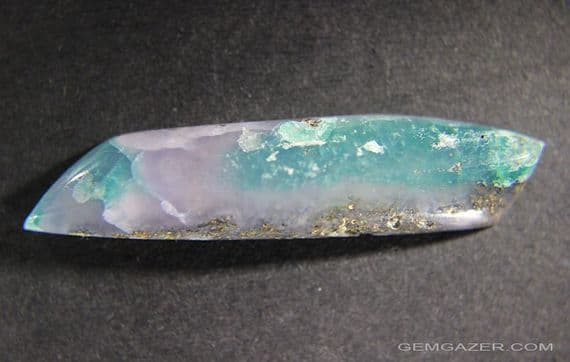 Smithsonite, multicolour cabochon, Mexico.  60.51 carats.