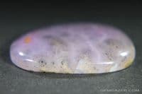 Smithsonite, purple dendritic cabochon. Mexico.  87.25 carats.