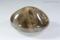 Smoky Quartz cabochon with trapiche-like zoning, Cornwall, UK. 15.01 carats.  ** SOLD **