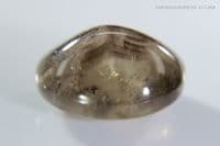 Smoky Quartz cabochon with trapiche-like zoning, Cornwall, UK. 15.01 carats.  ** SOLD **