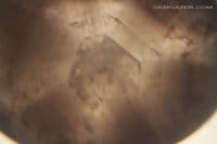 Smoky Quartz cabochon with trapiche-like zoning, Cornwall, UK. 15.01 carats.  ** SOLD **