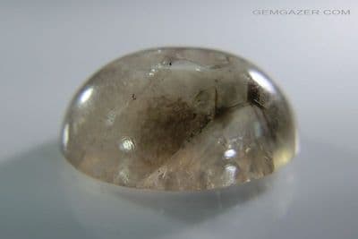 Smoky Quartz cabochon with zoning, Cornwall, UK. 10.89 carats.