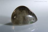 Smoky Quartz cabochon with zoning, Cornwall, UK. 6.61 carats.