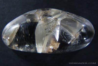 Smoky Quartz with positive crsytal inclusions, Brazil.  53.61 carats.