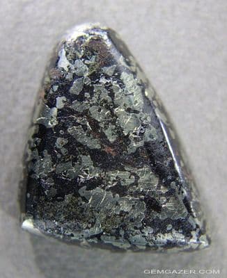 Sphalerite and Pyrite cabochon, Spain.  55.53 carats.