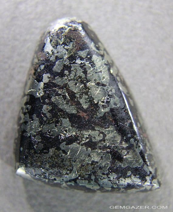 Sphalerite and Pyrite cabochon, Spain.  55.53 carats.