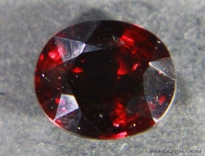 Spinel, red faceted, Myanmar 1.13 carats.
