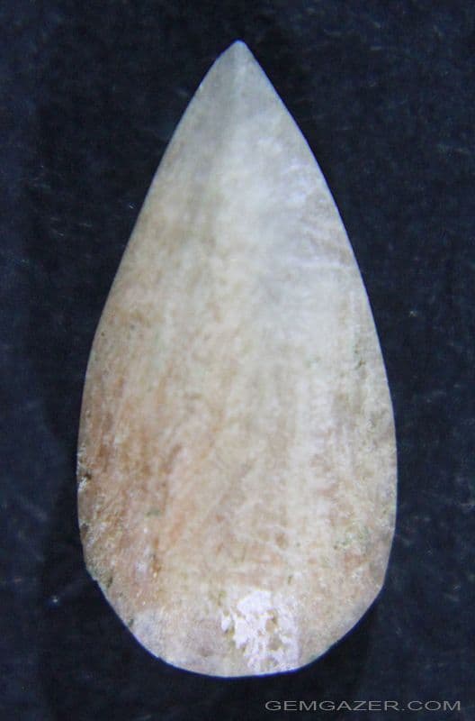 Stellerite, faceted, India.  1.68 carats.