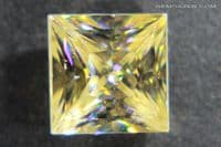 Strontium Titanate, faceted.  2.87 carats.
