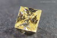 Strontium Titanate, faceted.  2.87 carats.