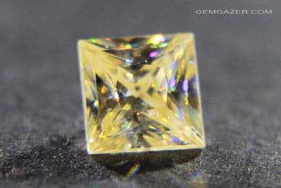 Strontium Titanate, faceted.  2.87 carats.